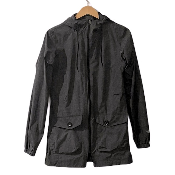 Columbia Rain Jacket Charcoal Grey - Picture 1 of 6